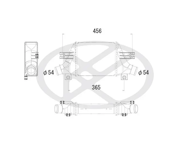 KOYORAD IA030134 Интеркулер