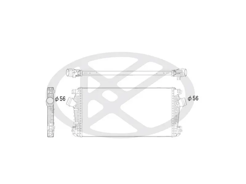 KOYORAD IA460146 Интеркулер