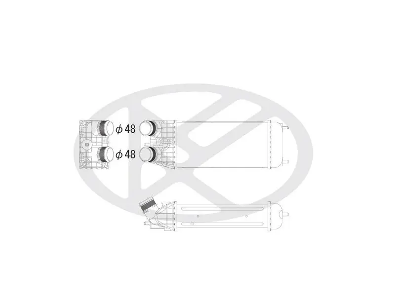 KOYORAD IA470150 Charge Air Cooler