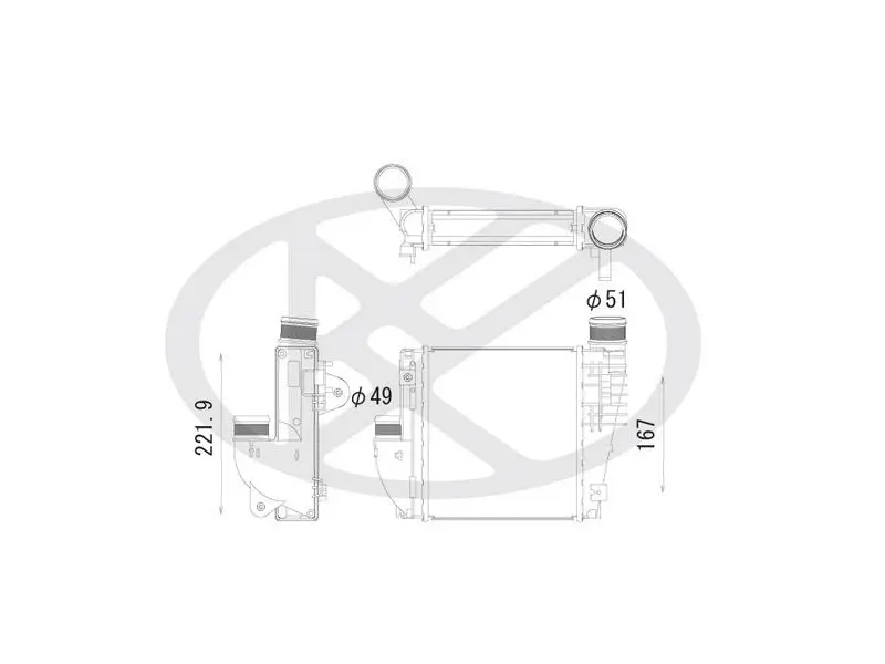 KOYORAD IA470151 Интеркулер