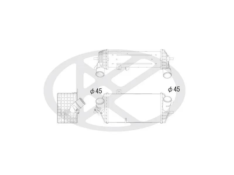KOYORAD IA810123 Charge Air Cooler