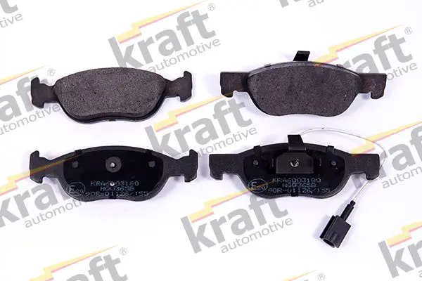 KRAFT 6003180 Комплект тормозных колодок,