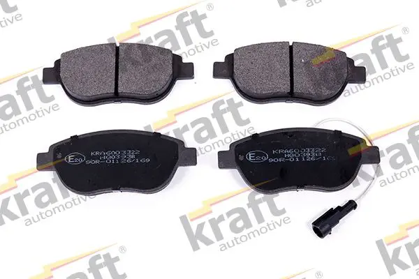 KRAFT 6003322 Комплект тормозных колодок,