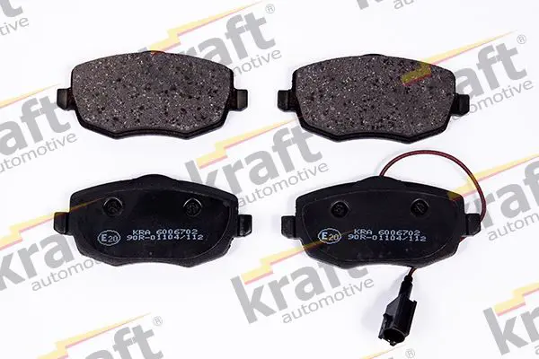 KRAFT 6006702 Комплект тормозных колодок,