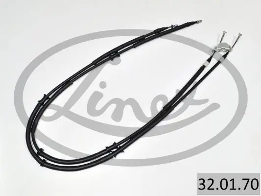 LINEX 320170 Трос стояночного тормоза OPEL: