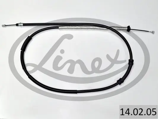 LINEX 140205 Трос стояночного тормоза лев