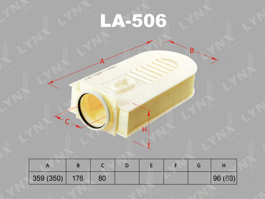 LA-506 Фильтр воздушный MB