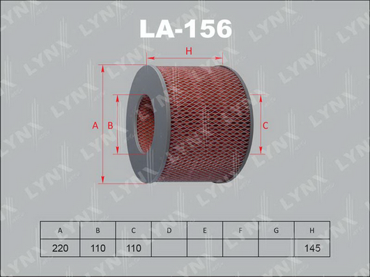 LA-156 Фильтр воздушный