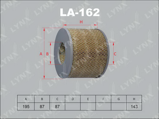 LA-162 Фильтр воздушный