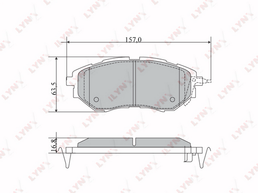 BD-7111 Колодки тормозные SUBARU