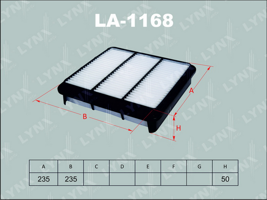 LA-1168 Фильтр воздушный MITSUBISHI L