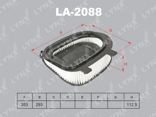 LA-2088 Фильтр воздушный BMW