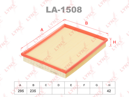 LA-1508 Фильтр воздушный OPEL