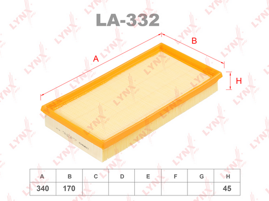 LA-332 Фильтр воздушный