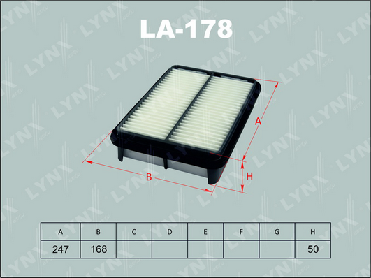LA-178 Фильтр воздушный