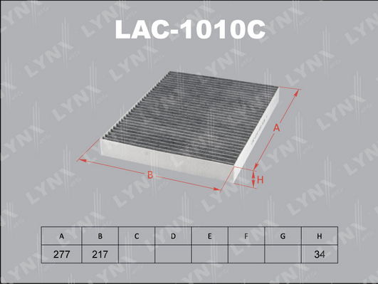 LAC-1010C Фильтр салона AUDI Q7 06>