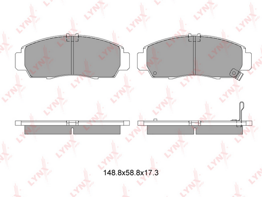 BD-3403 Комплект колодок для дисковых