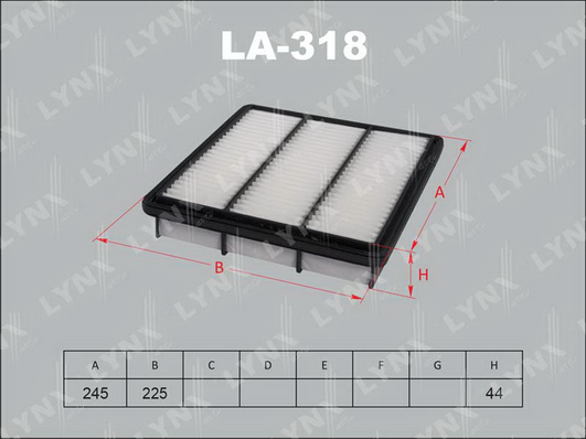 LA-318 Фильтр воздушный