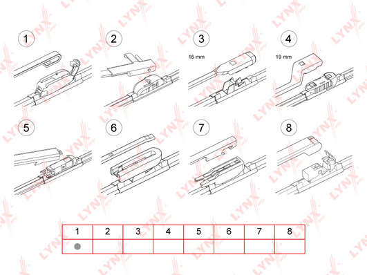 XF330 Щётка с/о бескаркасная