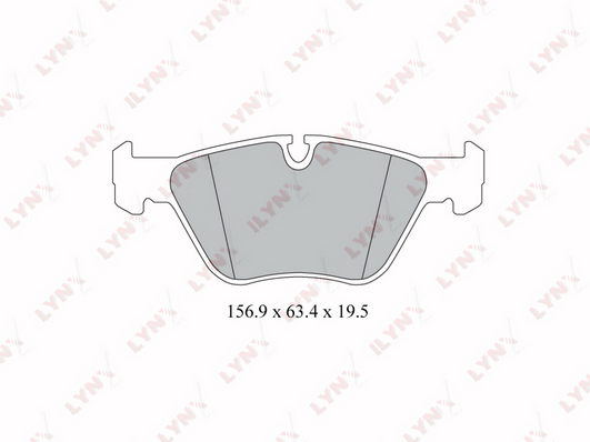 BD-1410 Колодки тормозные передние
