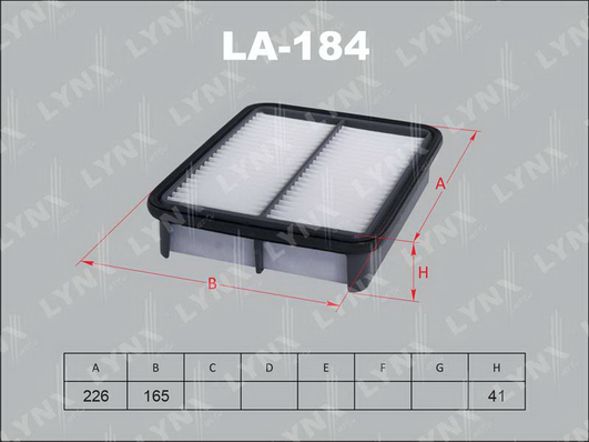 LA-184 Фильтр воздушный