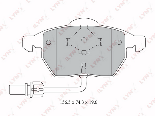 BD-1216 Колодки тормозные AUDI
