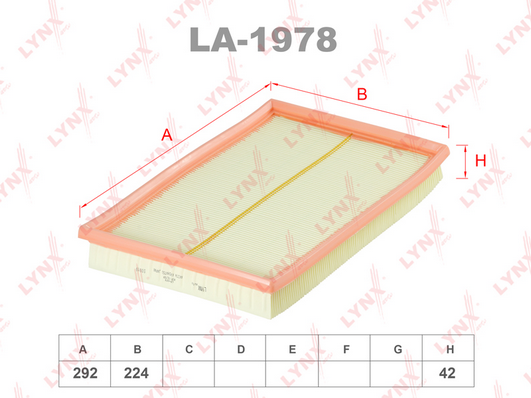 LA-1978 Фильтр воздушный
