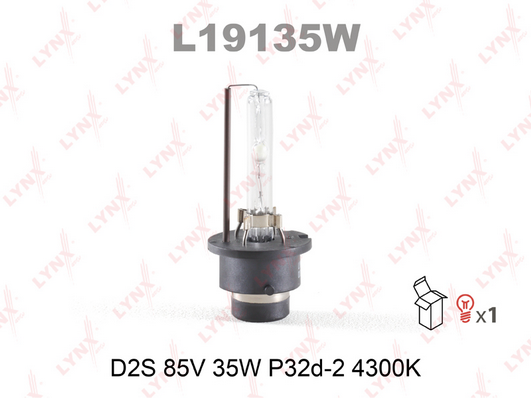L19135W Лампа D2S 85V 35W P32d 2 4300K
