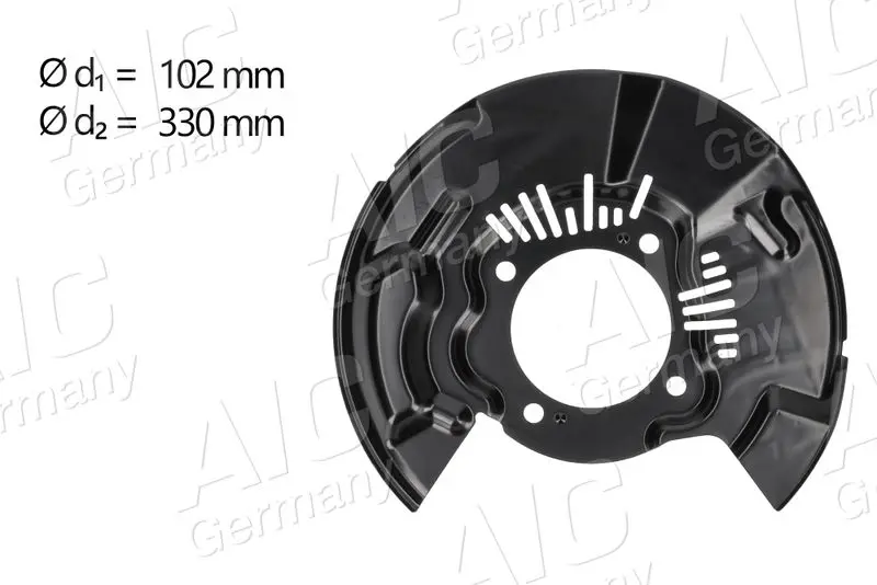 70740 Splash Guard, brake disc
