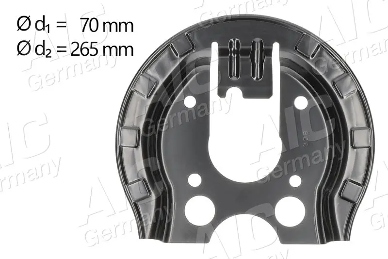 58259 Splash Guard, brake disc