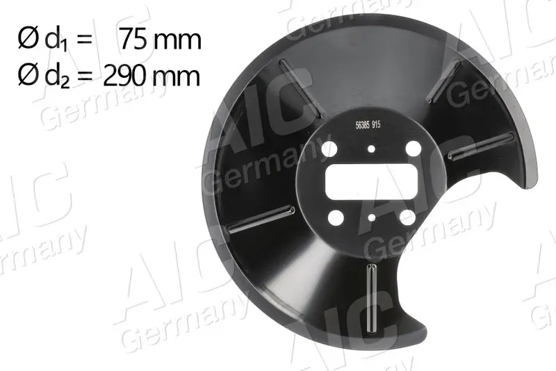 56385 Splash Guard, brake disc
