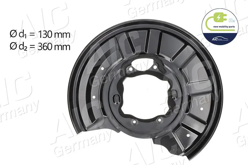 55102 Splash Guard, brake disc