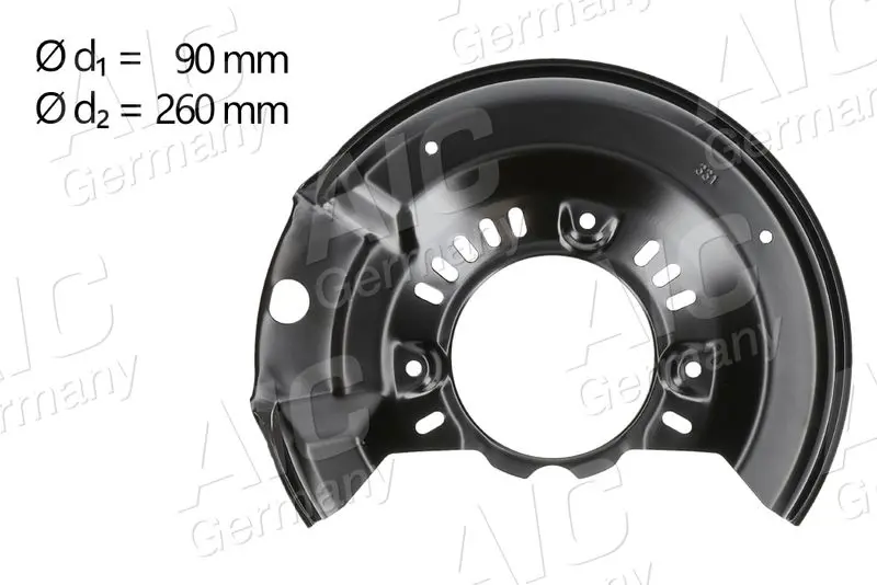 AIC 58105 Splash Guard, brake disc