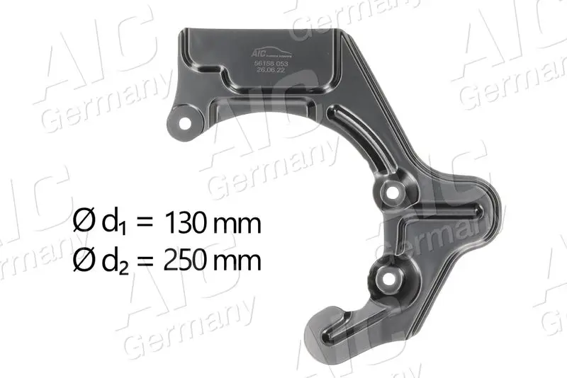 56158 Splash Guard, brake disc