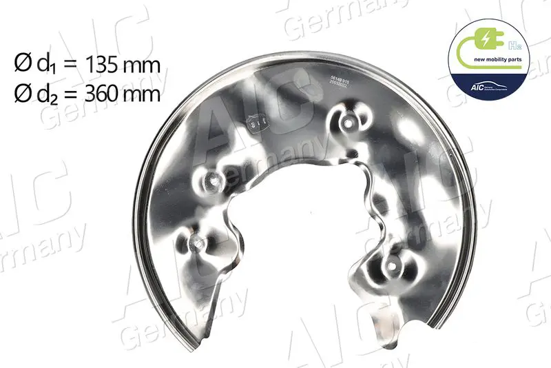 56149 Splash Guard, brake disc