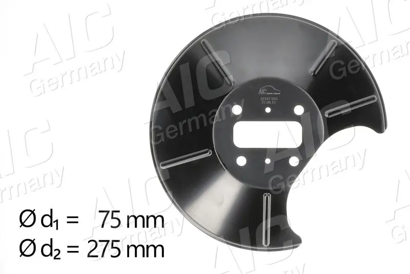 AIC 57247 Splash Guard, brake disc