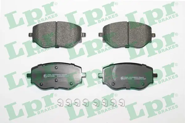 05P2187 Колодки тормозные дисковые LPR