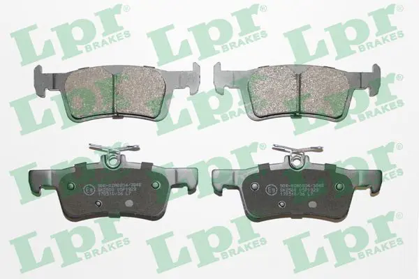 LPR 05P1929 Комплект тормозных колодок