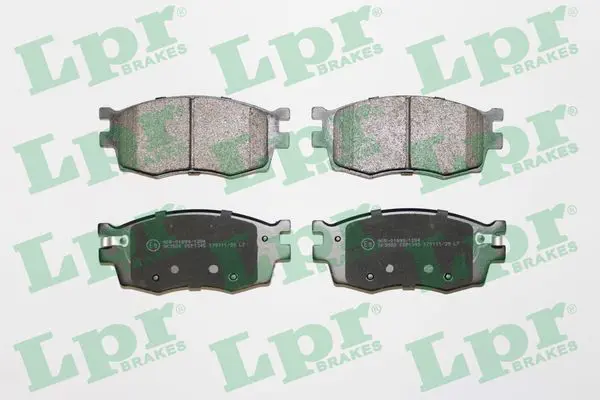 LPR 05P1345 Комплект тормозных колодок