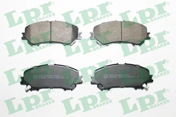 LPR 05P2151 Колодки тормозные дисковые LPR