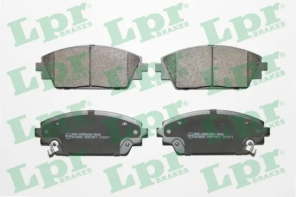LPR 05P1917 Колодки тормозные дисковые