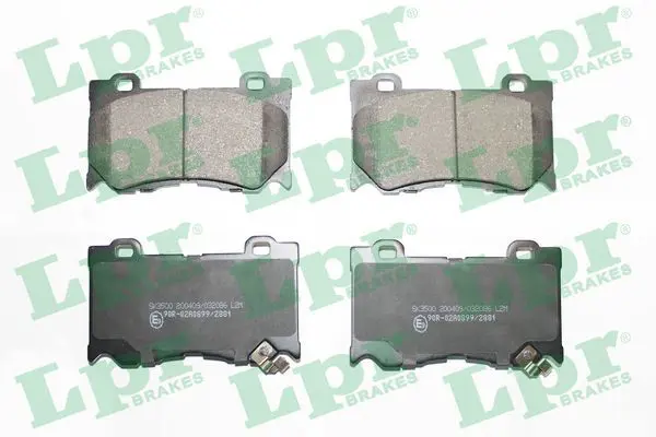 LPR 05P2086 Колодки тормозные дисковые