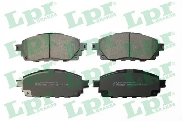 LPR 05P2143 Комплект тормозных колодок