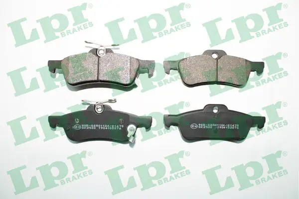 LPR 05P2076 Колодки тормозные дисковые LPR