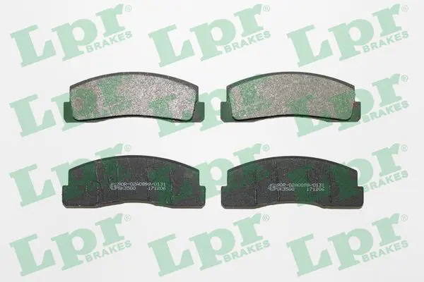 LPR 05P179 Комплект тормозных колодок