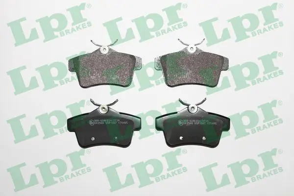 LPR 05P1567 Колодки тормозные дисковые