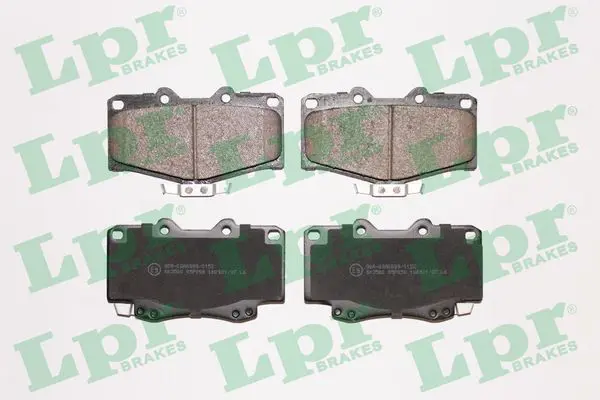 LPR 05P058 Колодки тормозные дисковые