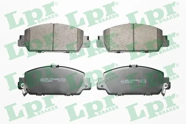05P1886 Колодки тормозные дисковые LPR