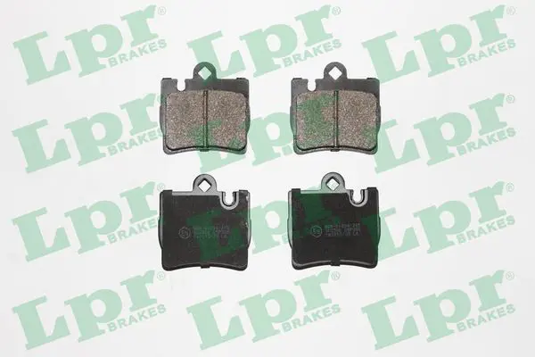 LPR 05P900 Колодки тормозные дисковые LPR