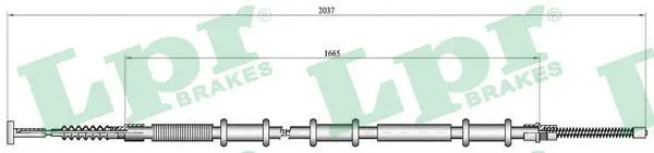 LPR C0470B Трос